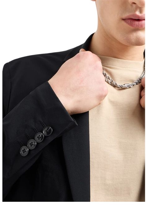 Giacca monopetto in twill ultra stretch ARMANI EXCHANGE | Giacche | 8NZG49 ZNYZZ1200